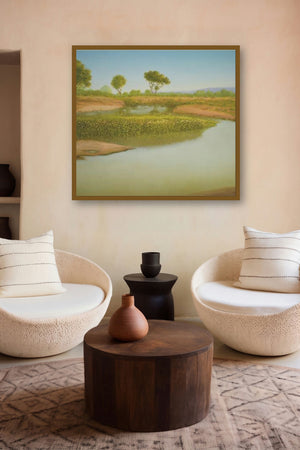Nature Beauty I by artist Fareed Ahmed displayed in a Modern gallery