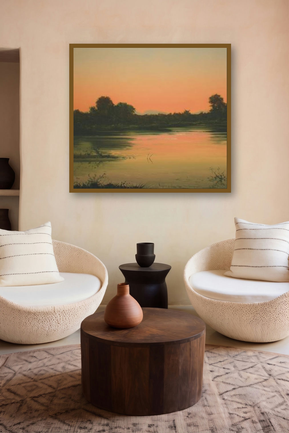 Nature Beauty Ii by artist Fareed Ahmed displayed in a Curated gallery