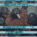 contemporary printmaking titled 'Nature Is Calling', 15x10 inches, by artist Bitarka Majumder on Acid Free Paper