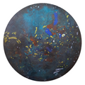 Nature Life 11' contemporary acrylic painting by artist Anamika S, 12x12 inch, on canvas