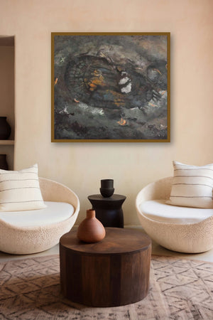 Nature Series I (Soul Gaze) by artist Bhavesh Patel displayed in a Contemporary gallery