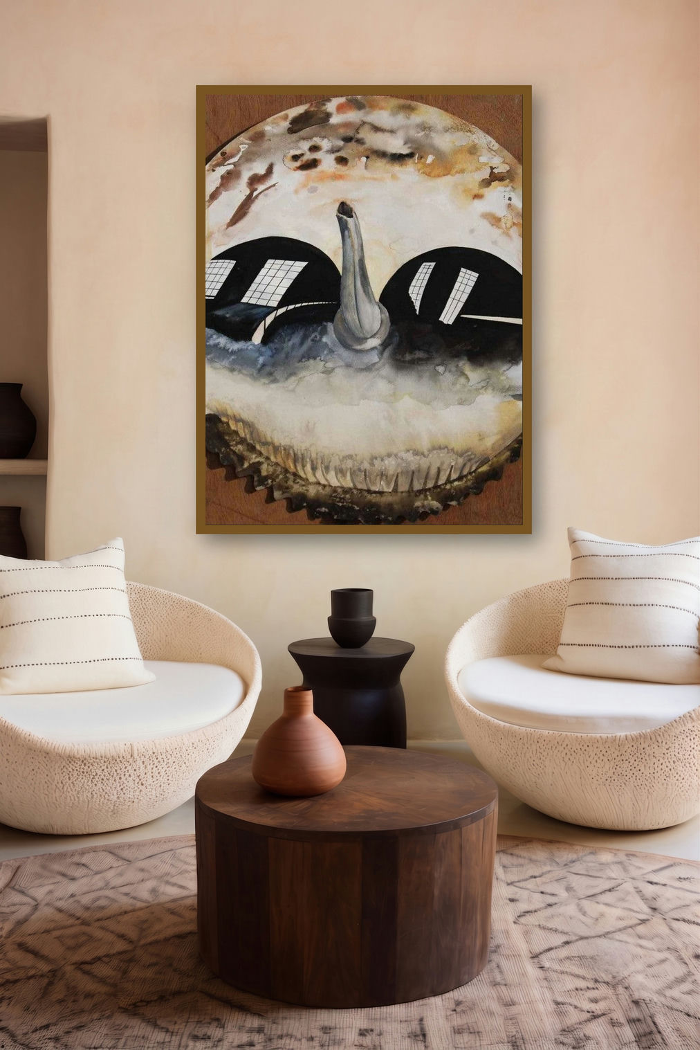 Nature Series Iii (The Oracle) by artist Bhavesh Patel displayed in a Luxury gallery