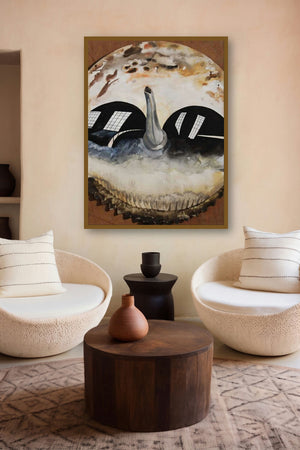 Nature Series Iii (The Oracle) by artist Bhavesh Patel displayed in a Luxury gallery