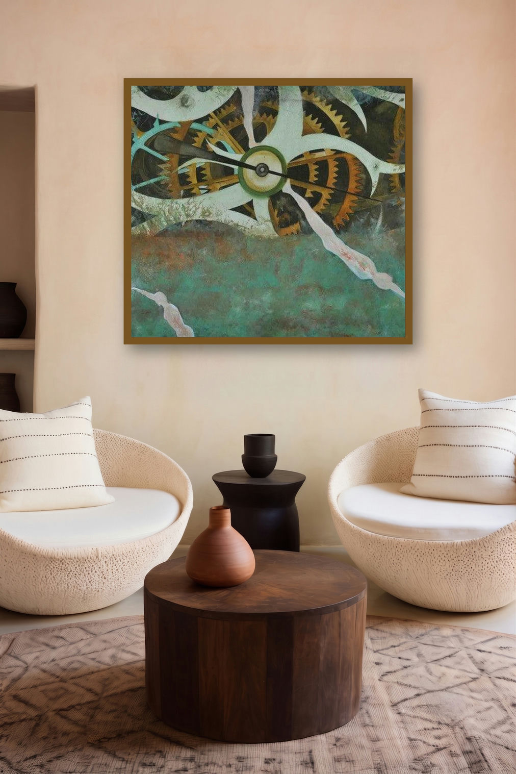 Nature Series X (Times Unraveling) by artist Bhavesh Patel displayed in a Contemporary gallery