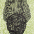contemporary printmaking titled 'Need Of An Hour 1', 20x13 inches, by artist Nandini Pantawane on Paper