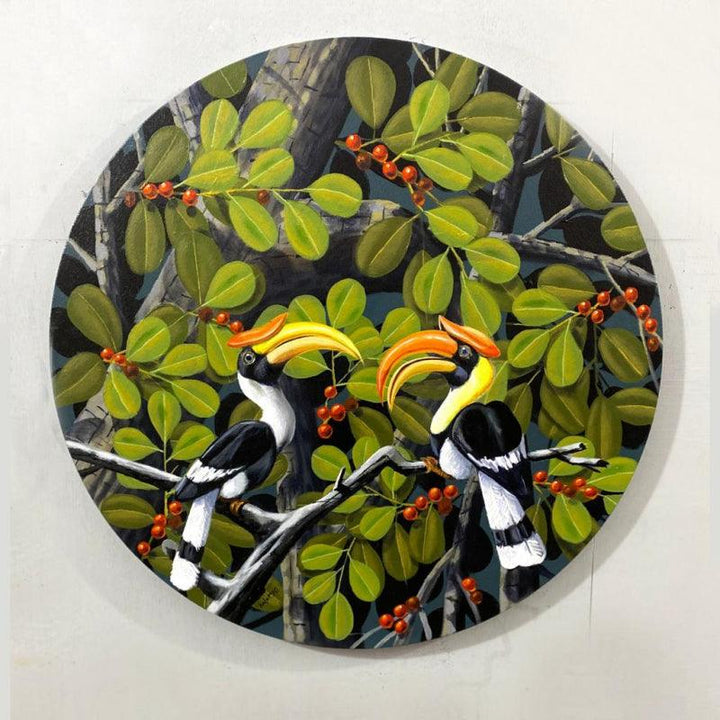 New Blooming Series 2 Painting by Varghese Kalathil | ArtZolo.com