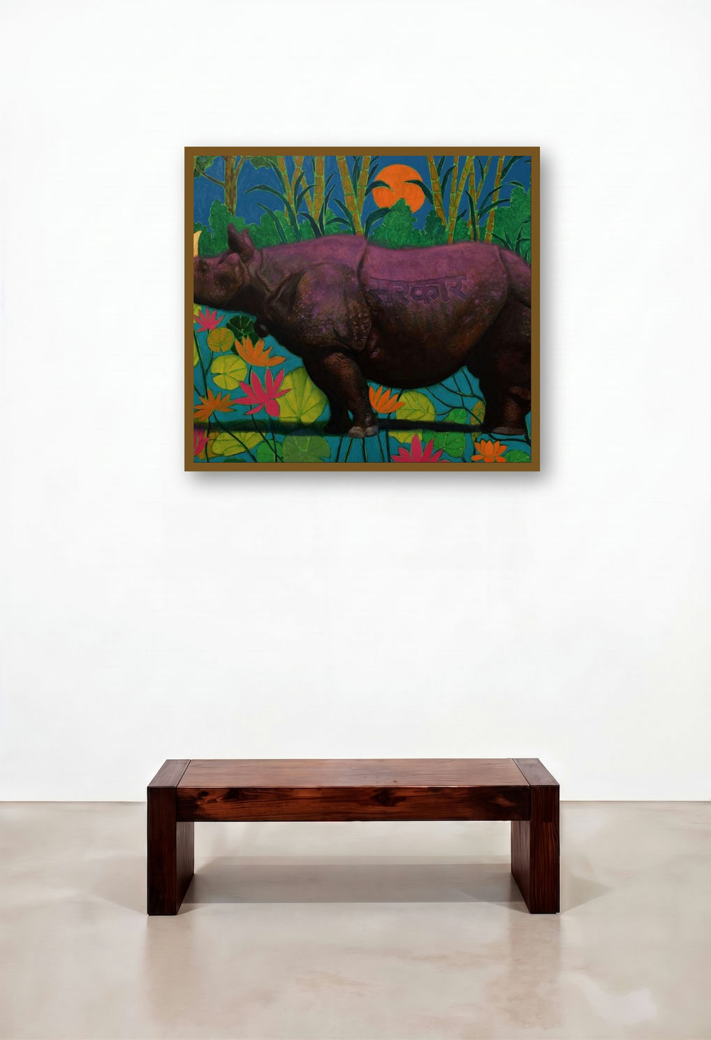 New Version (Rhinoceros in Twilight)