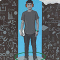 The Next Big Thing by Manish Solanki, Original Mixed-Media Contemporary Painting on Canvas, Large Vertical Wall Art