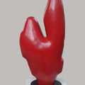 Non Duality' contemporary Fiberglass sculpture by artist Chandan Santra, 36x16 inch, on fiberglass