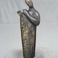 'Not Me 1' figurative Bronze sculpture by artist Sahil Mehra, 12x4 inch, on bronze