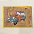 Old Royal Car 1' transportation miniature Traditional Art by artist Unknown, 5x7 inch, on paper
