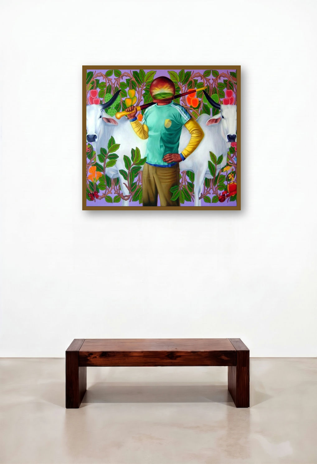 One Year Project Work (The Dreamer) by artist Kushal Kumar displayed in a Industrial Hallway