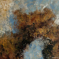 The Origin' abstract acrylic painting by artist Meenakshi Jain, 30x30 inch, on canvas