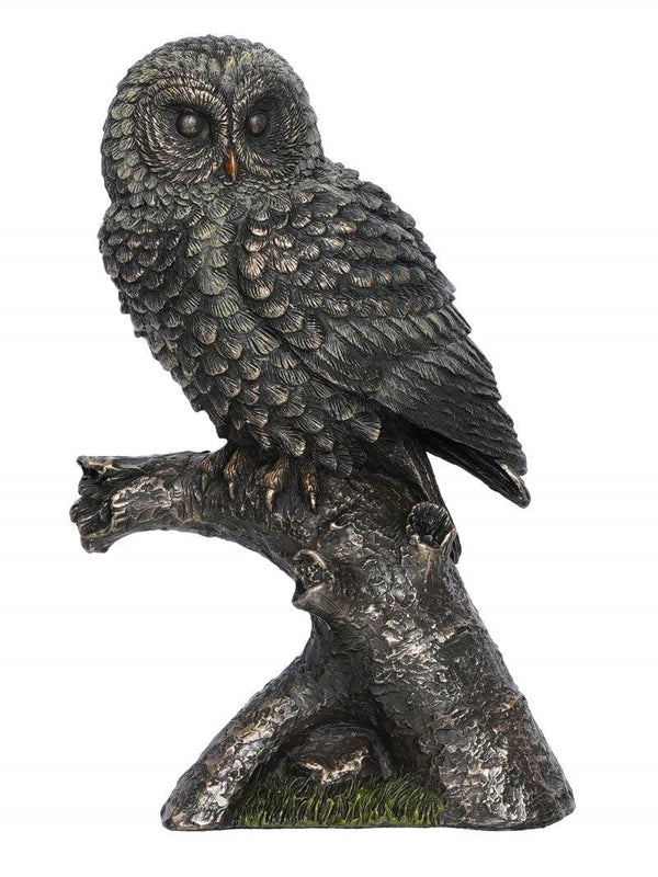 Owl Sitting On Branch Handicraft by Brass Handicrafts | ArtZolo.com