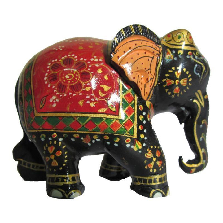Painted Elephant Statue by Ecraft India | ArtZolo.com