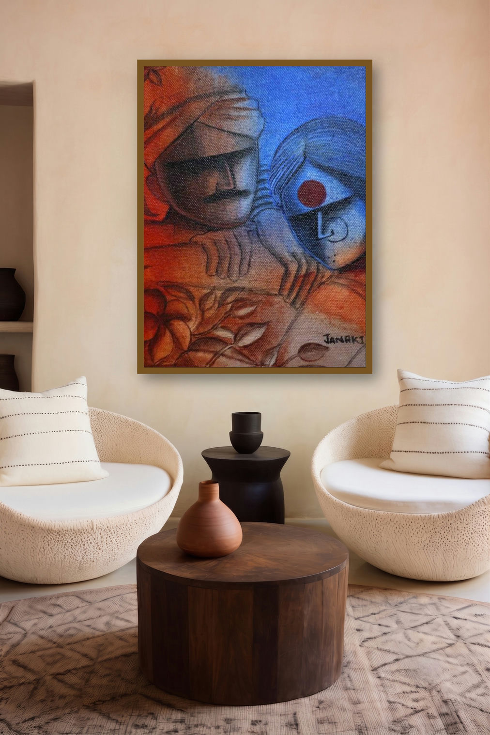 Paradise by artist Janaki Injety displayed in a Boutique gallery