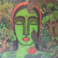 Figurative acrylic painting titled 'Peace Of Nature 4', 38x48 inches, by artist Mamta Mondkar on Canvas
