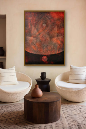 Pipasa2 by artist Hanumanth Devulapalli displayed in a Contemporary gallery