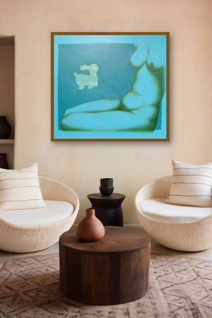 Play by artist Ram Prasad Halder displayed in a Museum Style gallery