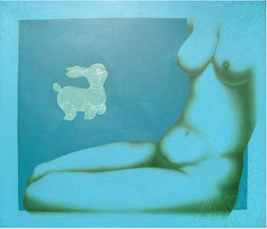 Play by Ram Prasad Halder, Original Acrylic Fantasy Painting on Canvas, Large Horizontal Wall Art
