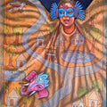 The Polymorphous' contemporary acrylic painting by artist Prasenjit Nath, 36x30 inch, on canvas