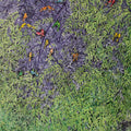 Pond Side by Palash Chandra Naskar, Original Acrylic Nature Painting on Canvas, Medium Vertical Wall Art