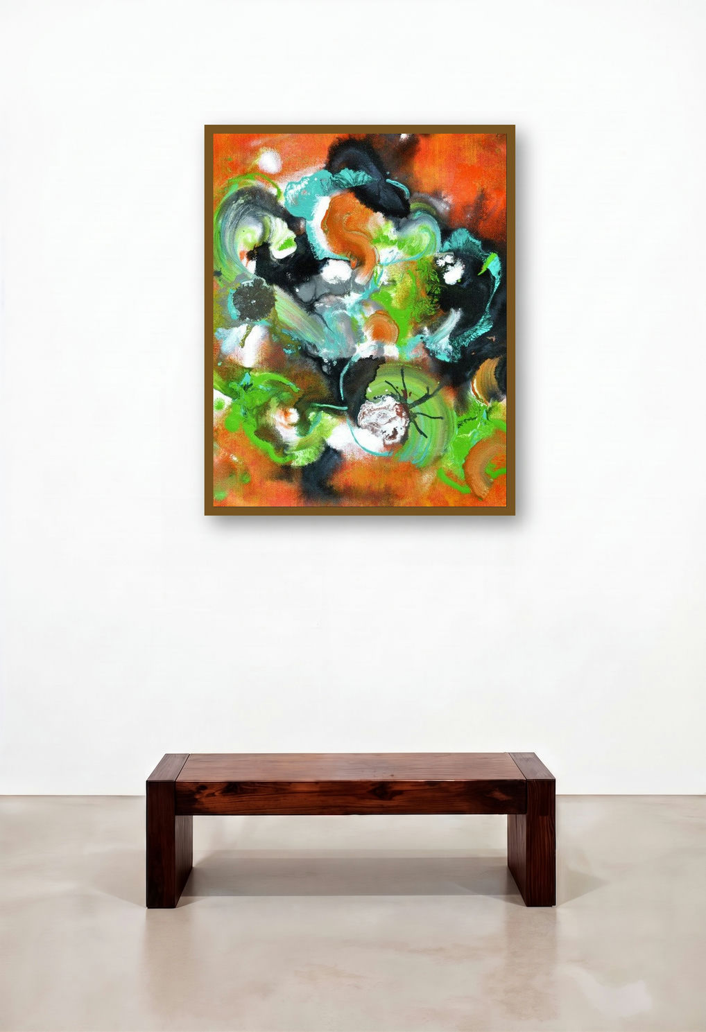 Pop Fluid No 1 (Embers Embrace: An Abstract Expression)