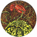 The Power Of A Predator' contemporary acrylic painting by artist Tonmoy Roy, 12x12 inch, on canvas