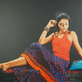 Realistic color pencil drawing titled 'Prathyncha', 34x52 inches, by artist Parshuram Patil on Paper