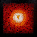 Religious acrylic painting titled 'Prokriti', 10x10 inches, by artist RAJIB DEYASHI on Canvas