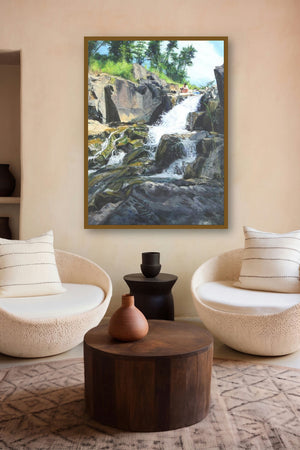 Propitious by artist Vivek Vadkar displayed in a Luxury gallery