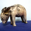 Animals ceramic titled 'Puggy a animal', 10x13x6 inches, by artist DULAL CHANDRA MANNA on Ceramic