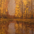 Purna' nature acrylic painting by artist Vinita Sadarangani, 36x48 inch, on canvas