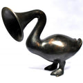 Animals sculpture titled 'Quack Quack', 15x11x6 inches, by artist Tarun Maity on Bronze