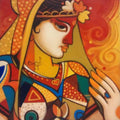 Figurative acrylic painting titled 'Queen 1', 20x18 inches, by artist Avinash Deshmukh on Canvas
