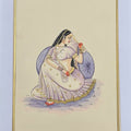 Queen 1' figurative miniature Traditional Art by artist Unknown, 8x6 inch, on paper