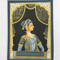 Queen 11' figurative miniature Traditional Art by artist Unknown, 10x8 inch, on silk