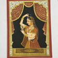 Queen 12' figurative miniature Traditional Art by artist Unknown, 10x8 inch, on silk