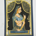 Queen 19' figurative miniature Traditional Art by artist Unknown, 10x8 inch, on silk