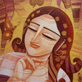 Figurative acrylic painting titled 'Queen IV', 12x16 inches, by artist DEVIRANI DASGUPTA on Canvas