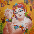 Figurative acrylic painting titled 'Queen VI', 12x16 inches, by artist DEVIRANI DASGUPTA on Canvas