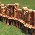 Lifestyle sculpture titled 'Queue', 19x42x8 inches, by artist Indira Ghosh on Wood