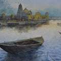 Seascape watercolor painting titled 'Radiant Energy', 24x30 inches, by artist Avishkar Vispute on Paper