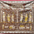 Religious pichwai traditional art titled 'Ragini Pichwai 1', 60x70 inches, by artist Pichwai Art on Cloth
