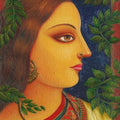 Figurative oil painting titled 'Rai Kamol', 15x12 inches, by artist Suparna Dey on Canvas
