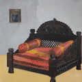 Rajkahini' still-life acrylic painting by artist Soyli Saha, 30x30 inch, on canvas