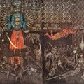 Religious printmaking titled 'Ramayan 2', 20x80 inches, by artist Uma Shanker Shah on Paper