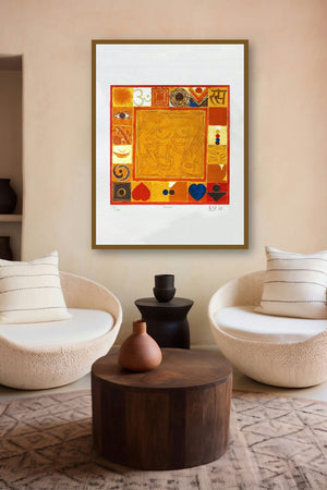 Rasa by artist S H Raza displayed in a Designer gallery
