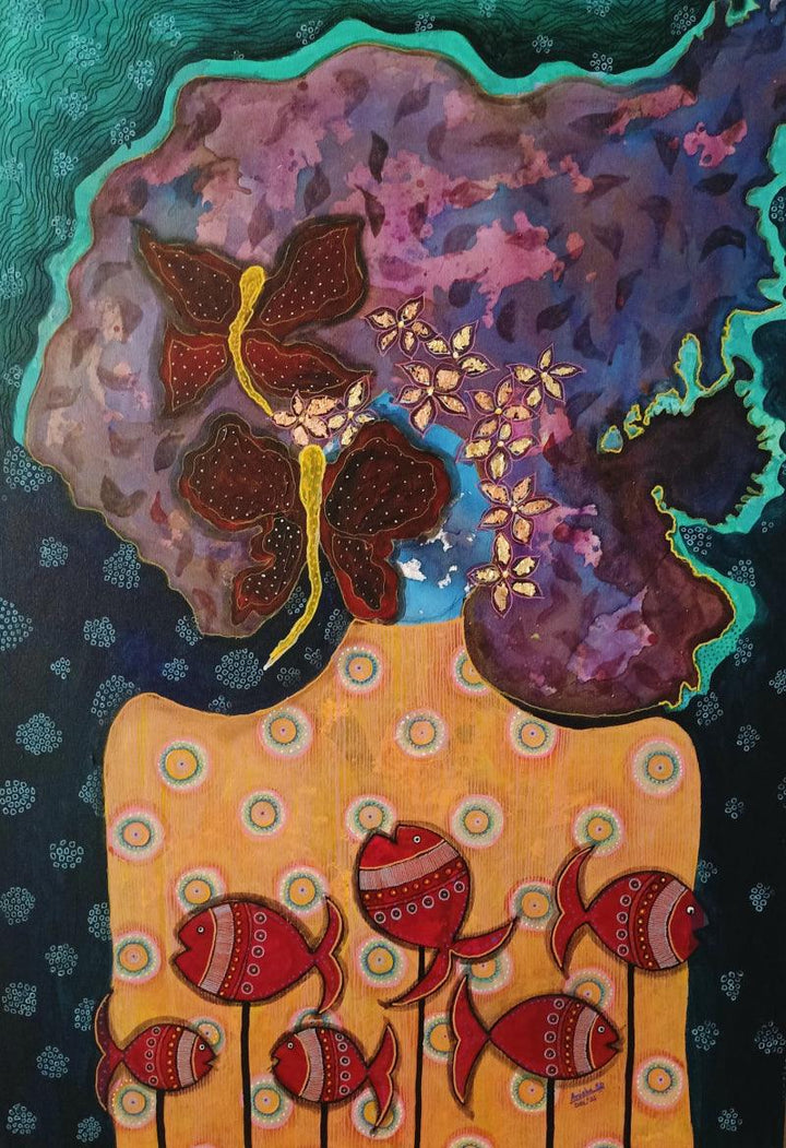Rebirth Painting by Anisha Deshpande | ArtZolo.com