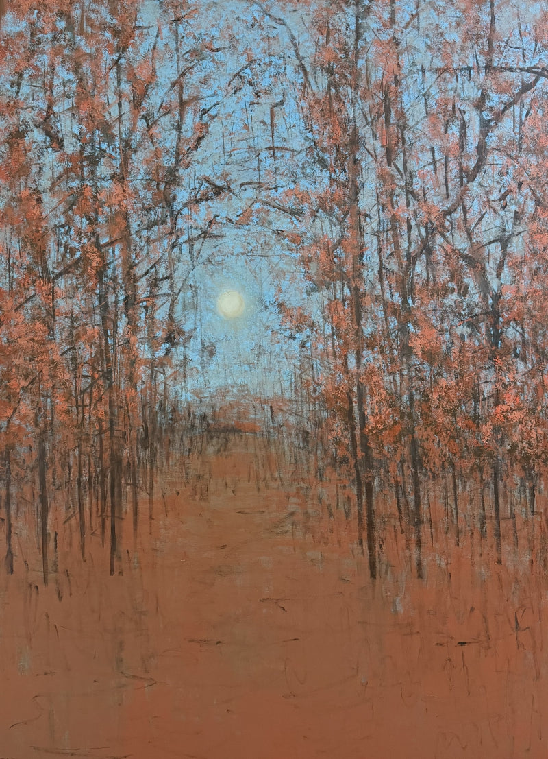 Reh' nature acrylic painting by artist Vinita Sadarangani, 71x51 inch, on canvas